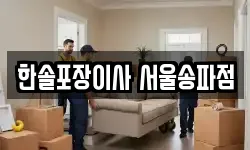 한솔포장이사 서울송파점