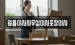 원룸이사사무실이사포장이사