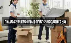이사쇼핑우리동네포장이사원룸이사장거리사무실무료비교견적