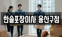 한솔포장이사 용산구점