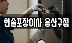 한솔포장이사 용산구점