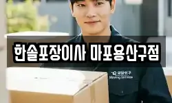 한솔포장이사 마포용산구점