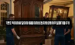 1톤트럭이사용달이사원룸이사보관지방소형사무실폐기물수거