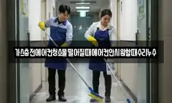 가스충전에어컨청소물떨어질때에어컨안시원할때수리누수