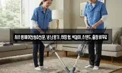 시스템에어컨청소전문,냉난방기,천장형,벽걸이,스텐드,출장비무료