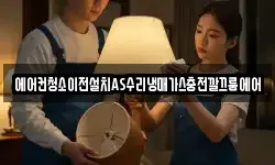 에어컨청소이전설치AS수리냉매가스충전깔끄룸에어