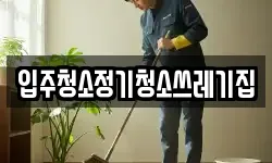 입주청소정기청소쓰레기집