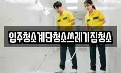 입주청소계단청소쓰레기집청소