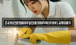 준공청소전문업체사무실인테리어바닥왁스주방후드곰팡이제거