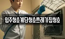 입주청소계단청소쓰레기집청소