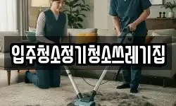 입주청소정기청소쓰레기집
