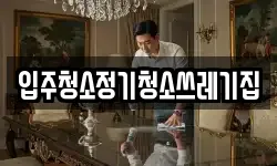 입주청소정기청소쓰레기집