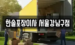 한솔포장이사 서울강남구점