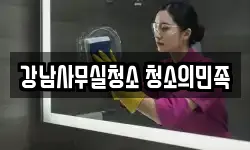 강남사무실청소 청소의민족