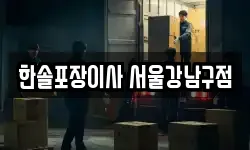 한솔포장이사 서울강남구점