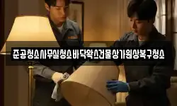 준공청소사무실청소바닥왁스건물상가원상복구청소