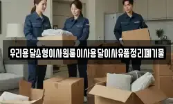 우리용달소형이사원룸이사용달이사유품정리폐기물