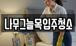 나무그늘목입주청소