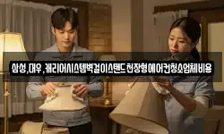 삼성,대우,캐리어시스템벽걸이스탠드천장형에어컨청소업체비용