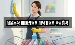 서울동작 에어컨청소 세탁기청소 우렁총각