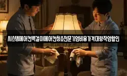 시스템에어컨벽걸이에어컨청소전문기업비용가격대량작업할인