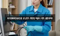 시스템에어컨청소전문,냉난방기,천장형,벽걸이,스텐드,출장비무료