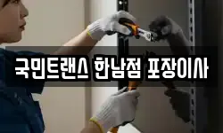 국민트랜스 한남점 포장이사