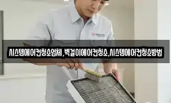 시스템에어컨청소업체,벽걸이에어컨청소,시스템에어컨청소방법