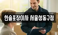 한솔포장이사 서울성동구점