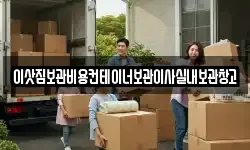 이삿짐보관비용컨테이너보관이사실내보관창고
