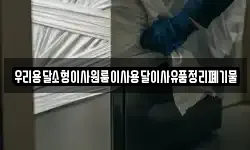 우리용달소형이사원룸이사용달이사유품정리폐기물