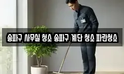 송파구 사무실 청소 송파구 계단 청소 파란청소