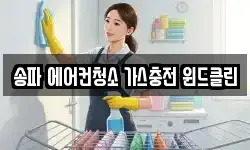 송파 에어컨청소 가스충전 윈드클린