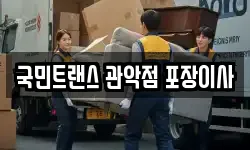 국민트랜스 관악점 포장이사