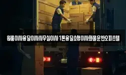 원룸이사용달이사사무실이사1톤용달소형이사화물운반오피스텔