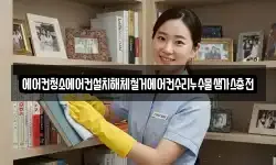 에어컨청소에어컨설치해체철거에어컨수리누수물샘가스충전