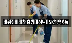 바퀴쥐비래해충빈대진드기SK방역소독