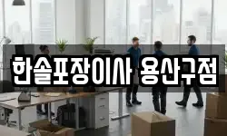 한솔포장이사 용산구점