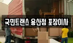 국민트랜스 용산점 포장이사