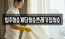입주청소계단청소쓰레기집청소