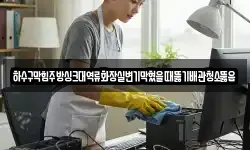 하수구막힘주방싱크대역류화장실변기막혔을때뚫기배관청소뚫음