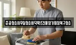 준공청소사무실청소바닥왁스건물상가원상복구청소