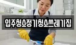 입주청소정기청소쓰레기집