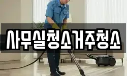 사무실청소거주청소
