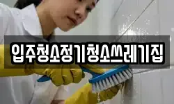 입주청소정기청소쓰레기집