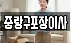 중랑구포장이사