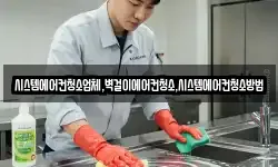 시스템에어컨청소업체,벽걸이에어컨청소,시스템에어컨청소방법