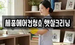 세종에어컨청소 햇살크리닝