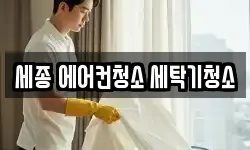 세종 에어컨청소 세탁기청소