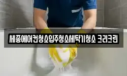 세종에어컨청소입주청소세탁기청소 크리크린
